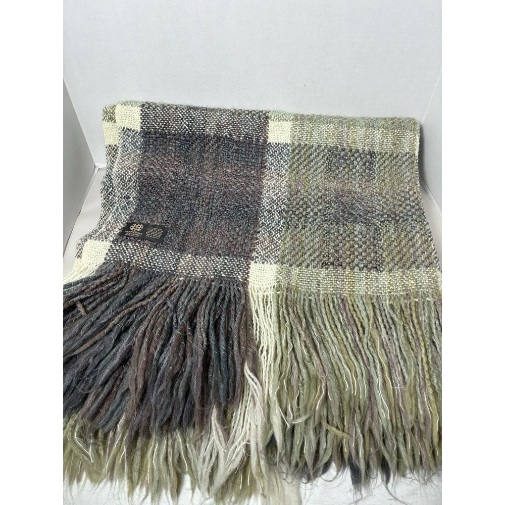 KENNEBUNK Weavers 50x60 Throw Blanket 100% Wool Western Casual Decorative